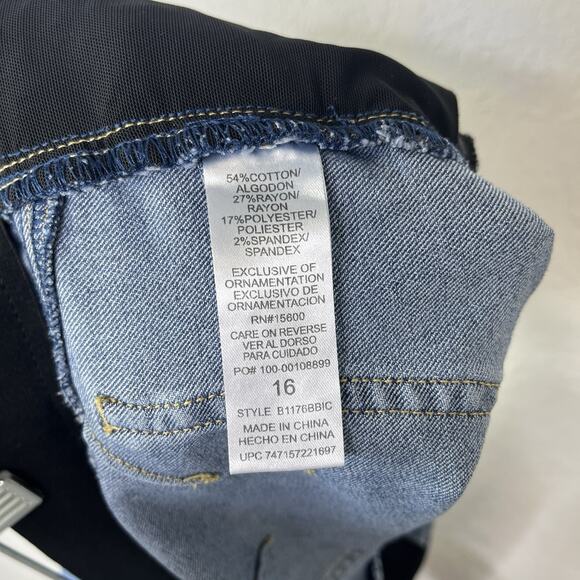 Democracy "Ab"solution ankle skimmer blue jeans size 16, classic, versatile - Picture 8 of 8